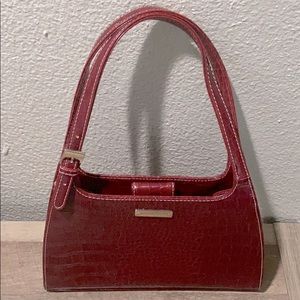 Red Crocodile Claiborne Purse